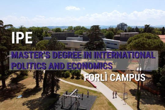 IPE Master's Degree in International Politics and Economics IPE Master's Degree in International Politics and Economics